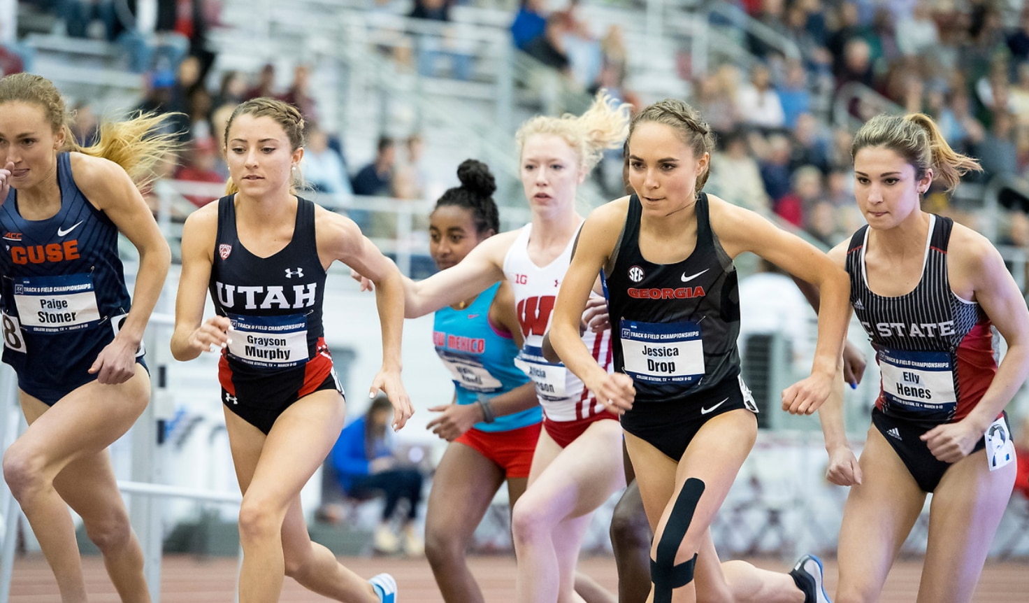 NC State's Elly Henes won the women's 5,000-meter finals.