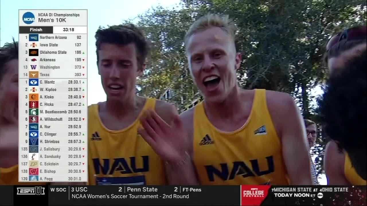 northern Arizona national champions cross country 2021 team men's
