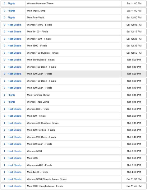 DIII indoor track and field championship schedule